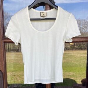 TUCKERNUCK scoop neck tee /‎ sweater. Size M